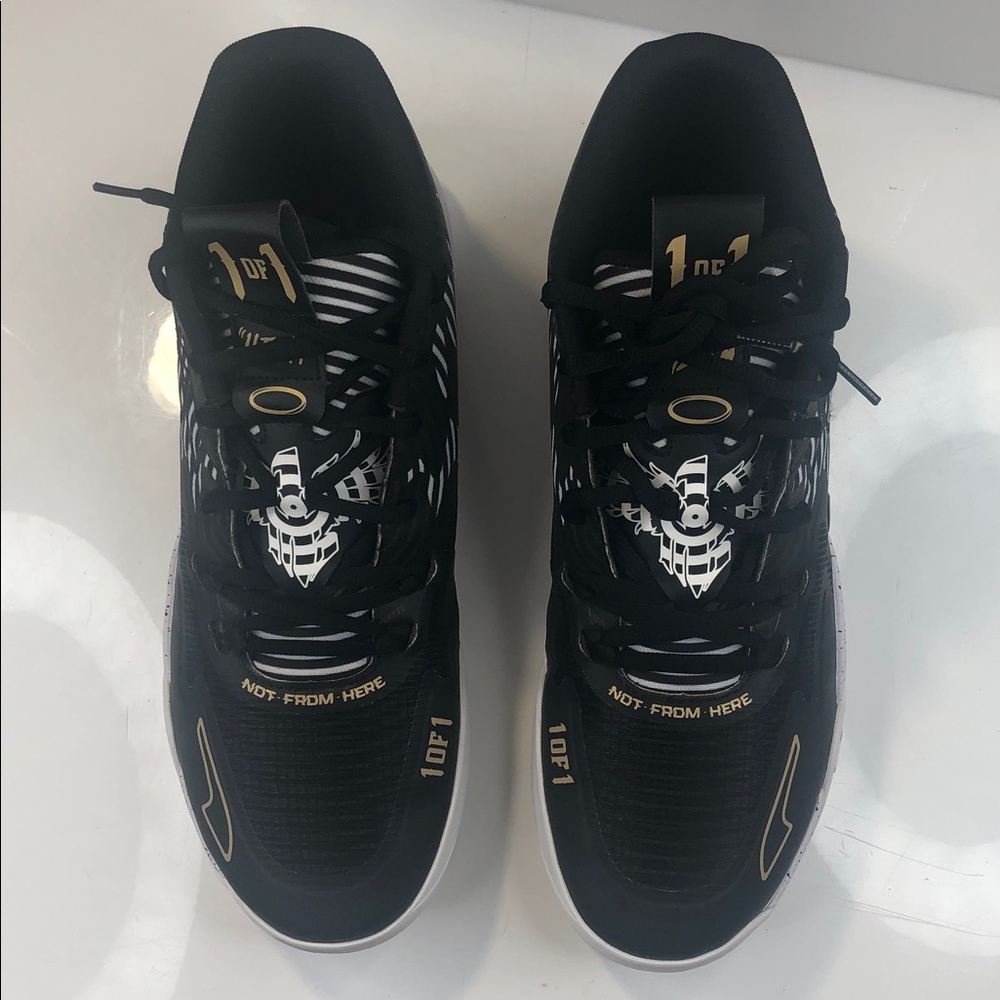 Puma x Lamelo Sneakers Men's Size 14 Black Ball MB.01 50th Rare Reserve Stripes - Picture 5 of 16